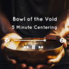 Abstract image representing deep meditation with singing bowl tones – ambient track by rawAmbience