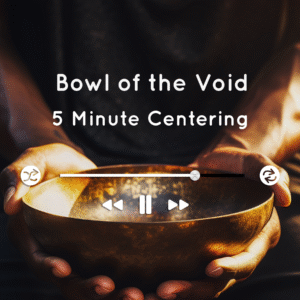 Abstract image representing deep meditation with singing bowl tones – ambient track by rawAmbience