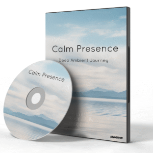 1-hour ambient meditation soundscape with rain, warm pads, and Tibetan singing bowls for deep calm and stillness