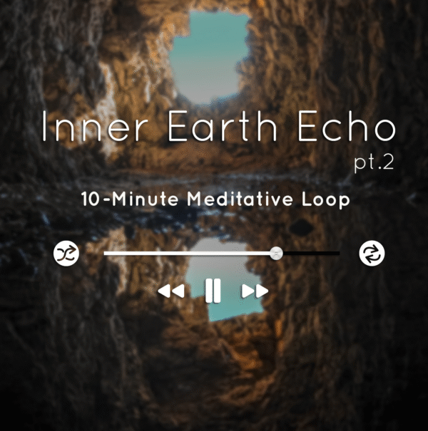 Cave ambience with subtle echoes and dripping water – ideal for focus, journaling, and mindful work.